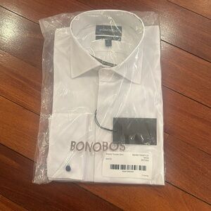 NWT / in packing men’s slim fit stretch tuxedo shirt from Bonobos